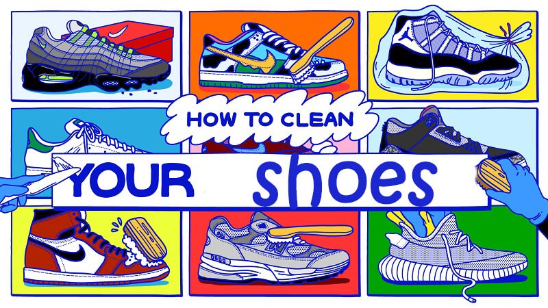 چگونه کفش های خود را تمیز کنیم؟